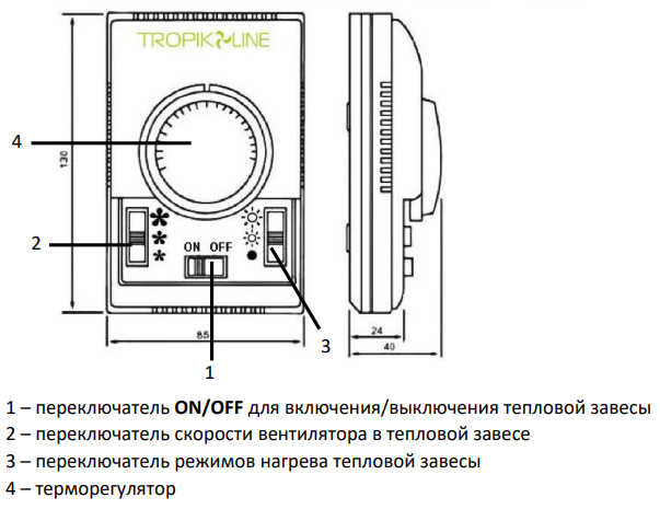 Выносной пульт Тропик серии М