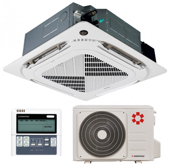 Кассетный кондиционер Kentatsu KSVB140HZAN1/KSUNB140HZAN3