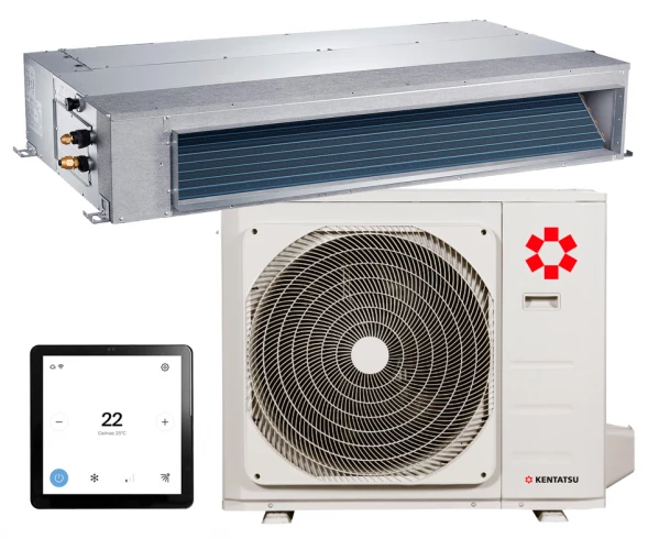 Канальный инверторный кондиционер Kentatsu KSMB140HZRN1W/KSUNB140HZRN3