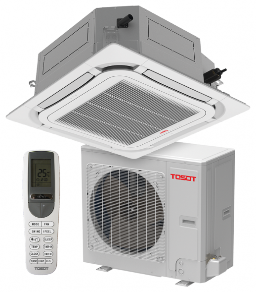 Кассетный инверторный кондиционер Tosot T12H-ILC/I/TF05P-LC/T12H-ILU/O