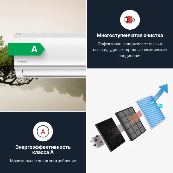 Кондиционер инверторный Kentatsu KSGYK70HZRN1/KSRYK70HZRN1