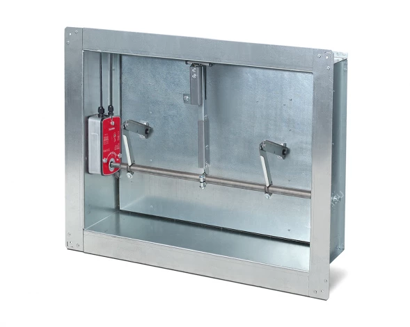 Клапан KD-120-700*700-F1-VN-MN220-04 дымоудаления