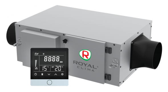 Приточная вентиляционная установка Royal Clima RCV-900 LUX + EH-6000