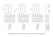 Канальный нагреватель-калорифер NEP-600*350/37,5 электрический прямоугольный Неватом